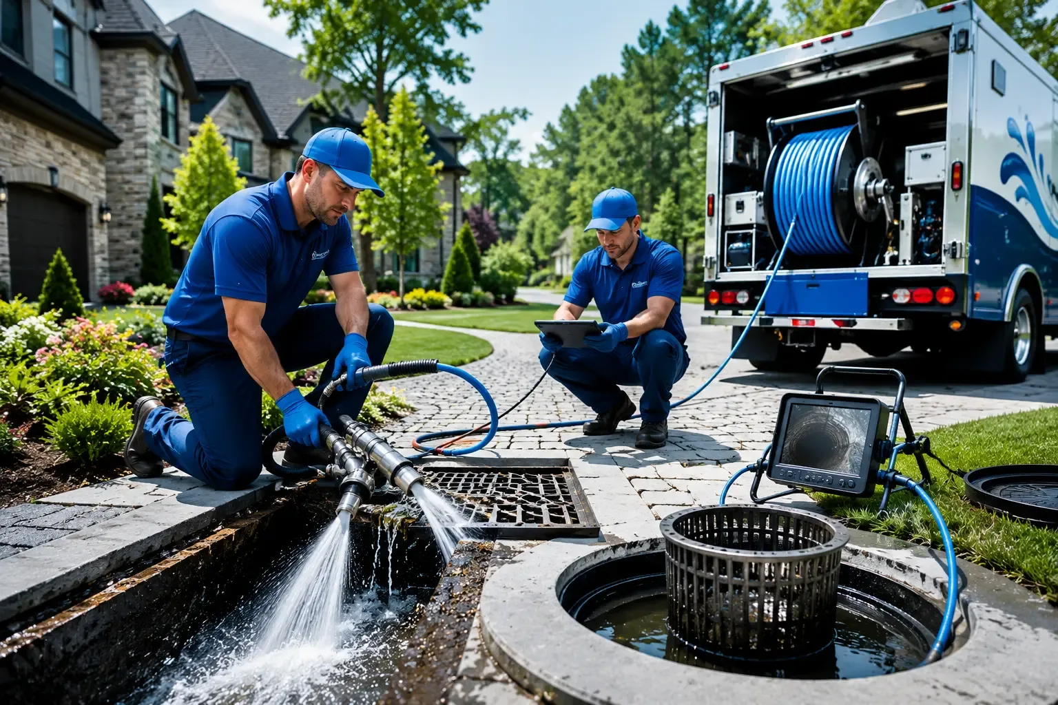 Local outdoor drain cleaning professionals in Ball, LA