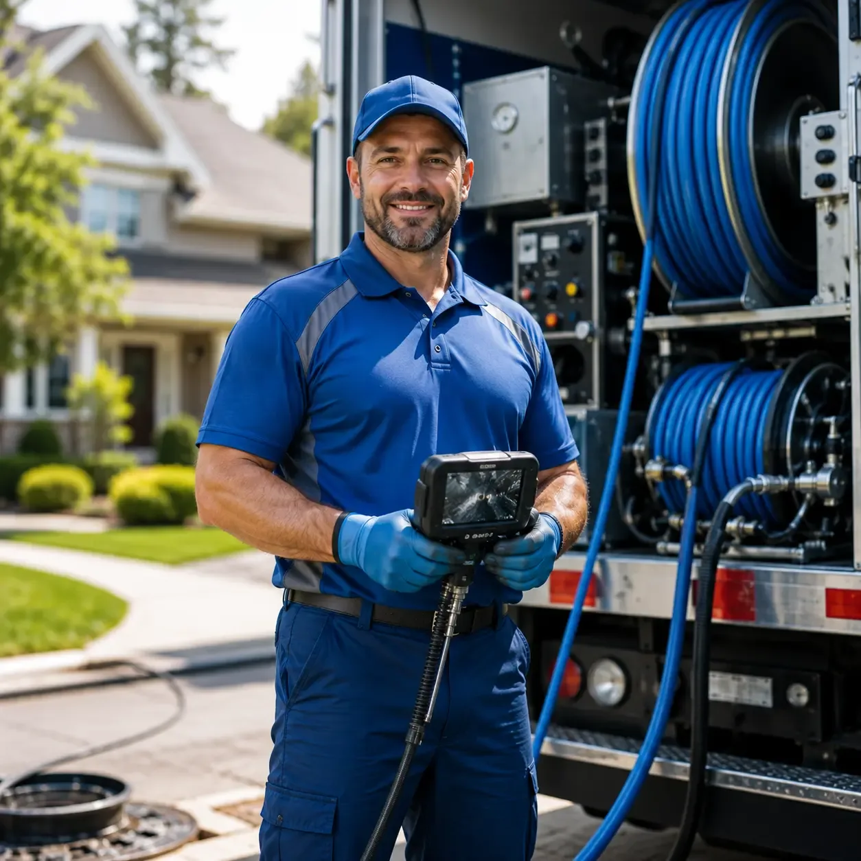 Local outdoor drain cleaning specialists in Ball, LA